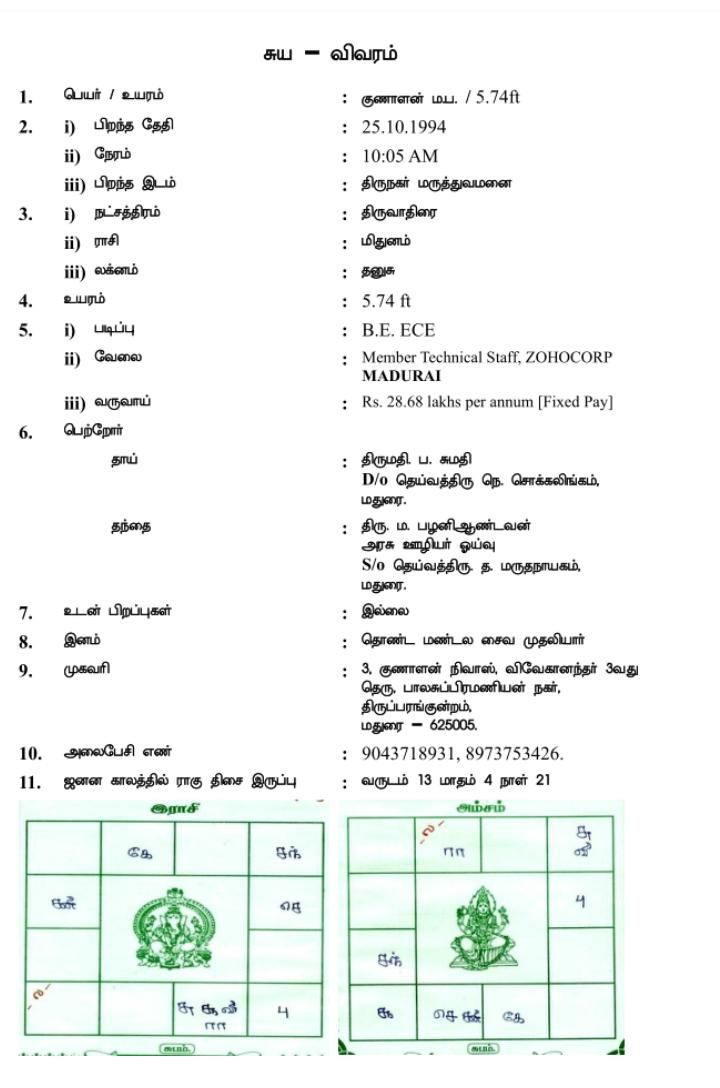 ஆண், திருமணமாகாதவர், முதலியார்